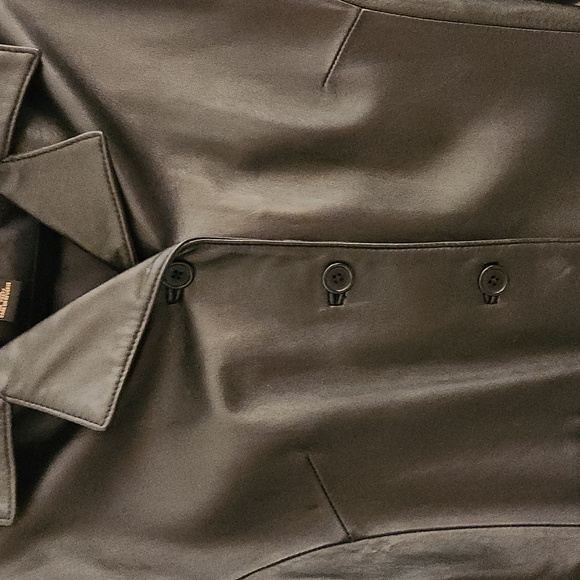 Croft & Barrow lambskin leather womans leather coat size large - Picture 9 of 14